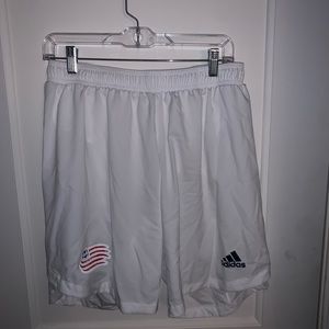 Men’s LG White Adidas Soccer Shorts